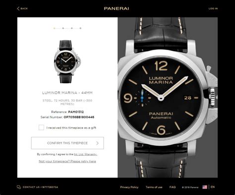 panerai warranty extension